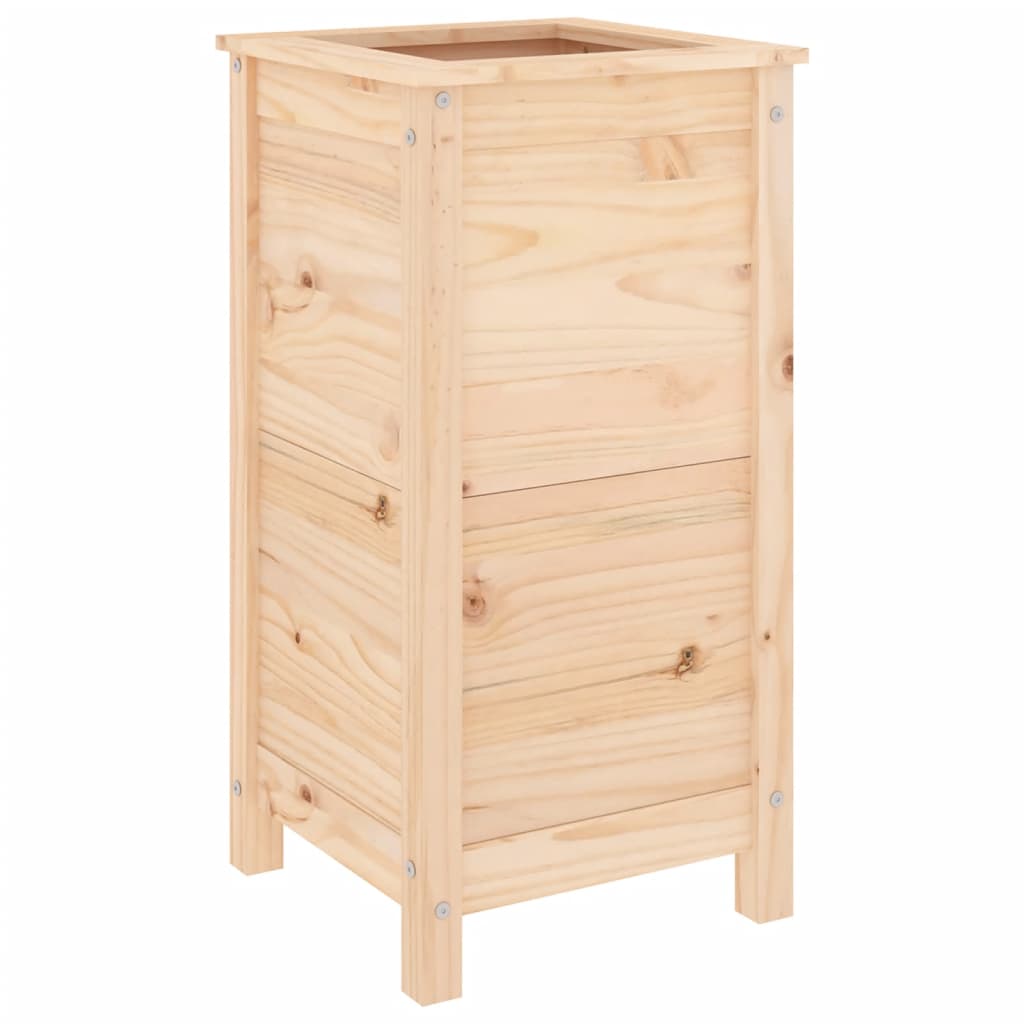 Boîte de planification Vidaxl 40x40x78 cm Pine solide