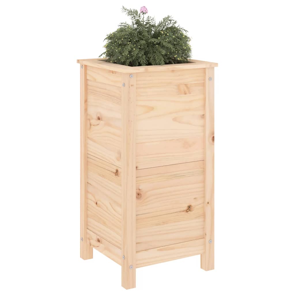 Boîte de planification Vidaxl 40x40x78 cm Pine solide