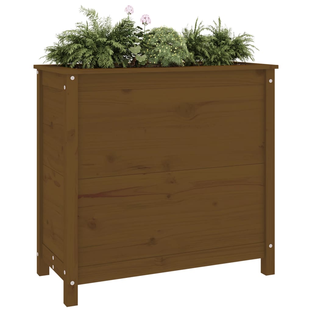 Vidaxl Planning Box 82.5x40x78 cm Solid Pine Honey Brown