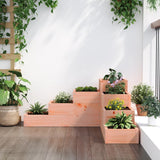 Vidaxl plantenbak 4-laags 80,5x79x36 cm massief douglashout