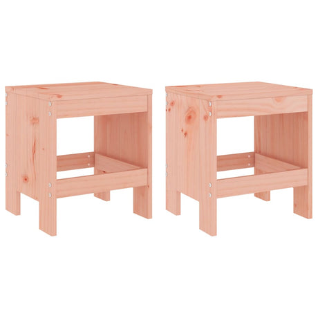 Vidaxl barkrukken 2 st 40x36x45 cm massief douglashout
