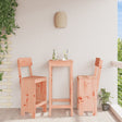 Vidaxl barkrukken 2 st 40x48,5x115,5 cm massief douglashout