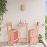 Vidaxl barkrukken 2 st 40x48,5x115,5 cm massief douglashout