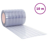 Zavesa vrat vidaxl 300x2,6 mm 10 m PVC prozorna