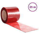 Vidaxl Deurgoordijn 200x1.6 mm 25 m PVC rosso