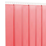 Vidaxl deurgordijn 200x1,6 mm 50 m pvc rood