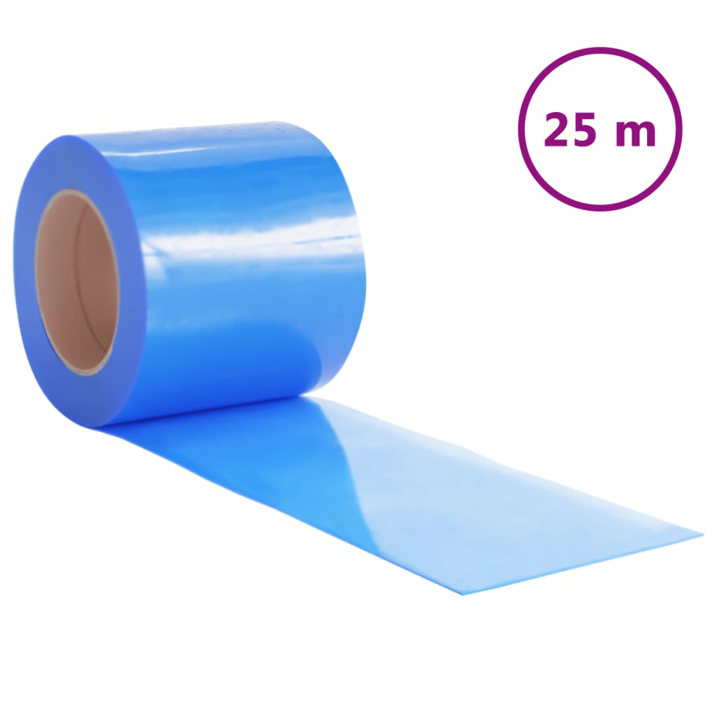 Vidaxl deurboordijn 200x1.6 mm 25 m pvc blått