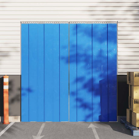 Vidaxl deurgordijn 300x2,6 mm 10 m pvc blauw