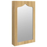 VIDAXL -Schmuckschrank mit Spiegelwand -montiert 37,5 x 10 x 67 cm