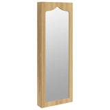 Vidaxl Jewelry Armoire avec mur de miroir - Moule 37.5x10x106 cm