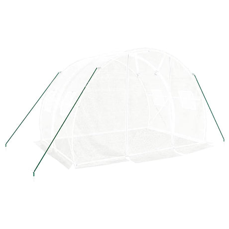 Vidaxl tuinkas met stalen frame 6 m² 3x2x2 m