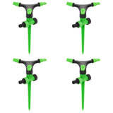 Vidaxl sproeiers 4 st 16x13,5x25,5 cm abs en pp groen en zwart