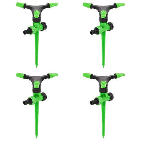 Vidaxl sproeiers 4 st 16x13,5x25,5 cm abs en pp groen en zwart