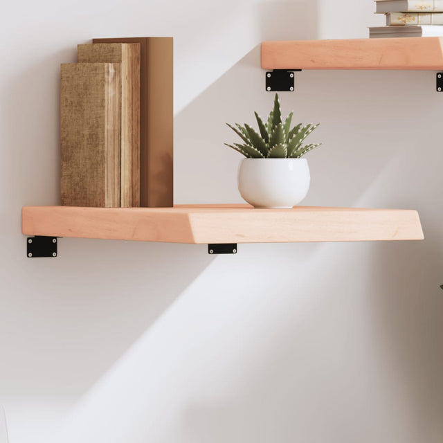 Vidaxl wandschap 40x60x(2-6) cm onbehandeld massief eikenhout