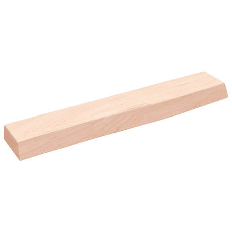 Vidaxl wandschap 60x10x4 cm onbehandeld massief eikenhout