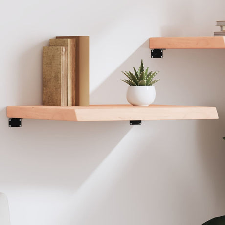 Vidaxl wandschap 60x50x(2-6) cm onbehandeld massief eikenhout