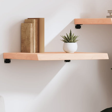 Vidaxl wandschap 60x60x(2-6) cm onbehandeld massief eikenhout