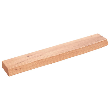 Vidaxl wandschap 60x10x4 cm behandeld massief eikenhout lichtbruin