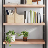 Vidaxl wandschap 100x40x(2-6)cm behandeld massief eikenhout lichtbruin