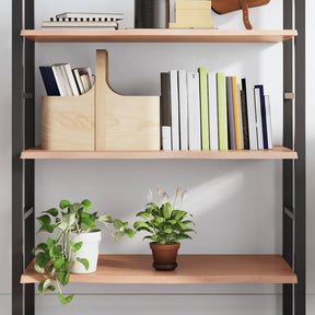 Vidaxl wandschap 100x50x2 cm behandeld massief eikenhout lichtbruin