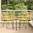 Vidaxl 3-delige tuinset poly rattan