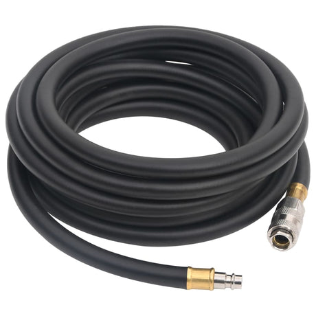 Vidaxl luchtslang hybride 0,6'' 10 m rubber en pvc zwart