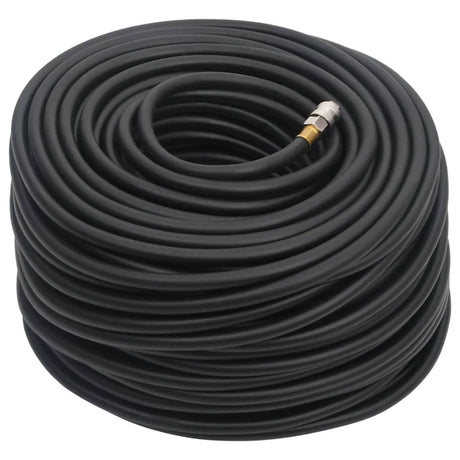 VidaXL Luchtslang hybride 0,6'' 100 m rubber en PVC zwart