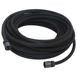 Vidaxl druppelslang 0,6'' 10 m rubber zwart