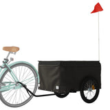 Vidaxl Bicycle Trailer 45 kg Iron Black