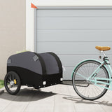 Vidaxl Bicycle Trailer 45 kg di ferro nero