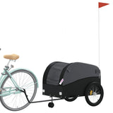 Vidaxl Bicycle Trailer 45 kg Iron Black