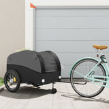 Vidaxl Bicycle Trailer 45 kg Iron Black