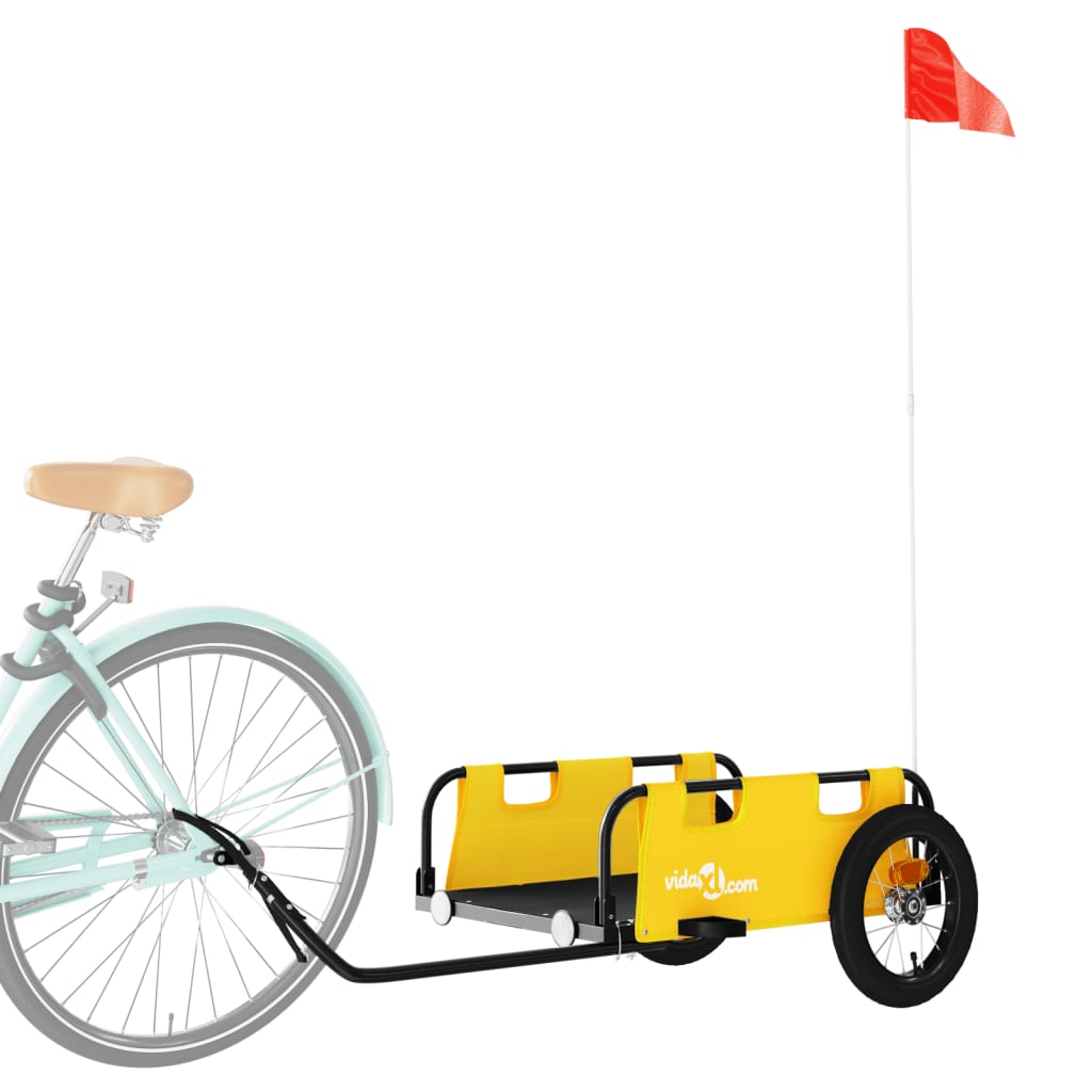 BIDAXL BICYCLE TRAILER Oxford Fabric and Iron Yellow