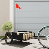 Vidaxl Bicycle Trailer Oxford Stof og Iron Black