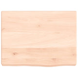 VidaXL Washbasin sheet 40x30x (2-4) cm Untreated solid wood