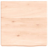 Vidaxl wastafelblad 40x40x(2-6) cm onbehandeld massief hout