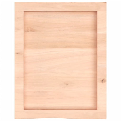 Vidaxl wastafelblad 40x50x(2-4) cm onbehandeld massief hout