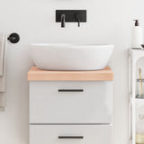 List vidaxl washbasin 40x50x (2-6) cm neošetřené pevné dřevo