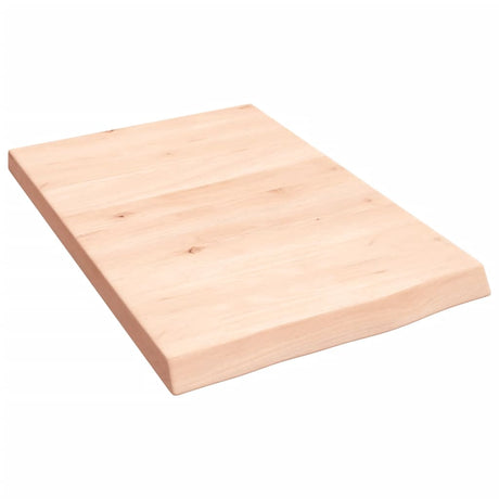 Vidaxl wastafelblad 40x60x(2-4) cm onbehandeld massief hout