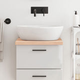 Vidaxl Washbasin Tabella 40x60x (2-4) cm non trattato in legno massiccio