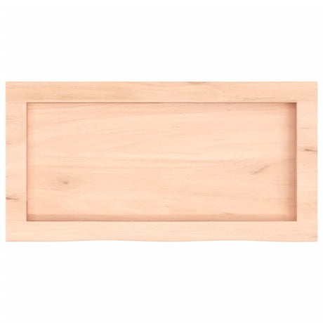 Vidaxl wastafelblad 60x30x(2-4) cm onbehandeld massief hout