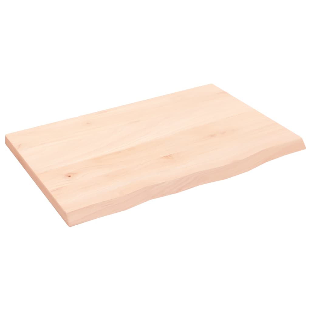 Vidaxl Washbasin Sheet 60x40x2 cm de madera maciza no tratada