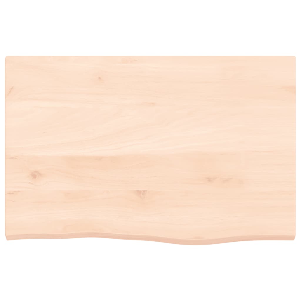 Vidaxl Washbasin Sheet 60x40x2 cm Legno massiccio non trattato