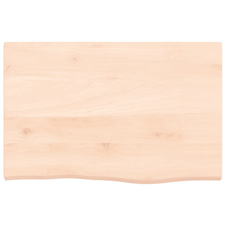 Vidaxl wastafelblad 60x40x2 cm onbehandeld massief hout