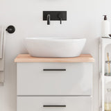 Vidaxl Washbasin Sheet 60x60x2 cm de madera maciza no tratada