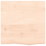 Vidaxl wastafelblad 60x60x(2-4) cm onbehandeld massief hout