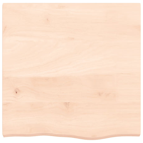 Vidaxl wastafelblad 60x60x(2-4) cm onbehandeld massief hout