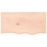 Vidaxl wastafelblad 80x40x2 cm onbehandeld massief hout