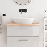 Vidaxl Washbasin Tabel 80x50x2 cm Ubehandlet fast træ