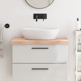 Vidaxl Washbasin Tabela 80x50x (2-6) cm nietraktowane stałe drewno